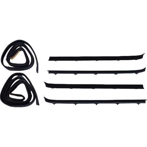 Jeu de Joints de Balayeuse de Pare-brise, Kit de Joints de Montage Durables pour Camion R1500 V2500 1987, Installation Facile, Conduite Silencieuse (1/5)