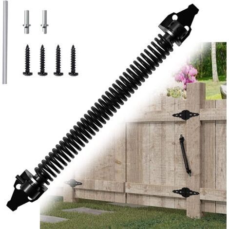 36cm Ferme Porte à Ressort Réglable, Ferme-Porte Automatique, Ressort de Porte avec 2 Vis, pour Porte de Jardin, portail en Bois et Clôtures Agricoles (36 x 3.9 cm) (1/4)