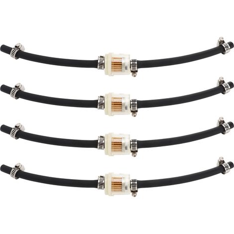 Kit Filtre à Carburant Haute Filtration, Faible Usure, Compatible Scooters, Groupes Électrogènes et Petits Outils de Jardin (Lot de Pièces) (1/5)