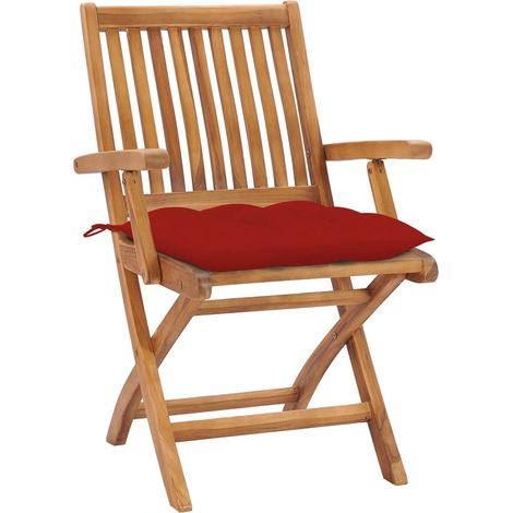 Maison Exclusive - Klappbare Gartenstühle mit Kissen 8 Stk. Massi