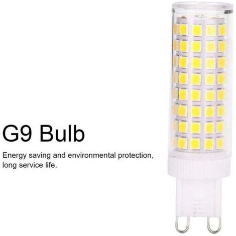 VURAHOME - Ampoule G9 LED 10W Éclairage lustre 1000LM, blanc froid 6000-6500K, 100LED Ménages, bureaux