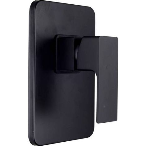 SERIE ELEGANT MISCELATORE INCASSO DOCCIA NERO OPACO