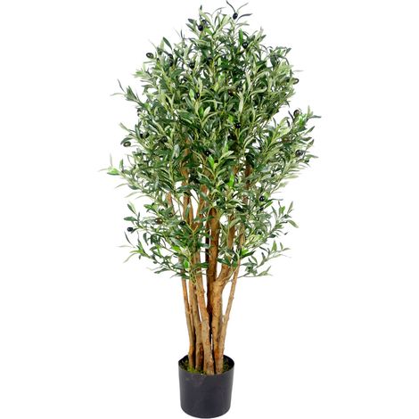 125cm Luxury Artificial Olive Tree - Premium Range (1/4)