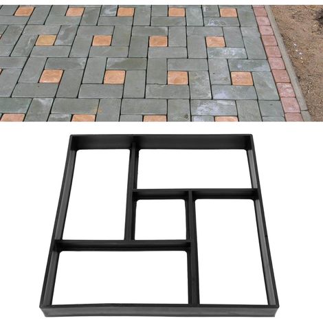 Moules de sol en plastique de haute qualité, moules pour pavés de jardin, moules pour bricolage, moules à béton, moules pour carreaux de sol (1/5)
