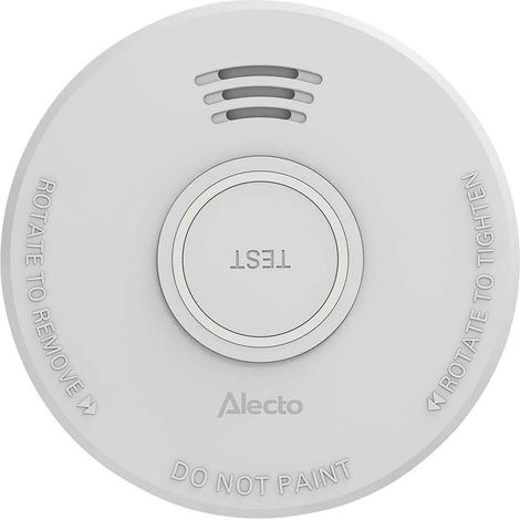 Détecteur de fumée ALECTO SD530, batterie 5 ans, blanc (1/3)