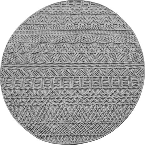Ayyildiz Tapis Moderne - Structure 3D Cube - Motif Tressé - Salon Tapis Court - Gris - 160 cm x 160 cm (1/5)