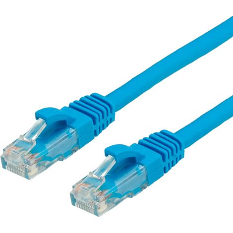 Valore cavo ethernet cat6a utp cu blu 2m