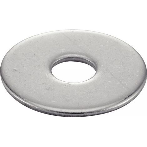 Rondelle plate extra large (LL) inox - Qualite Inox: A4 - Diamètre: 10