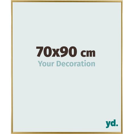 yd. - Cadre photo 70x90 - Or - Plastique - Evry