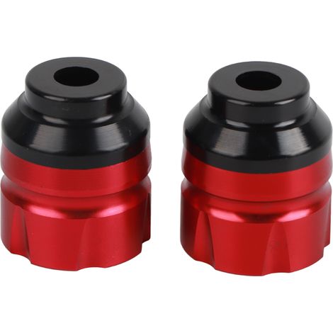 Universeller CNC-gefräster Sturzprotektor aus Aluminiumlegierung für Motorräder – Rot (1/5)