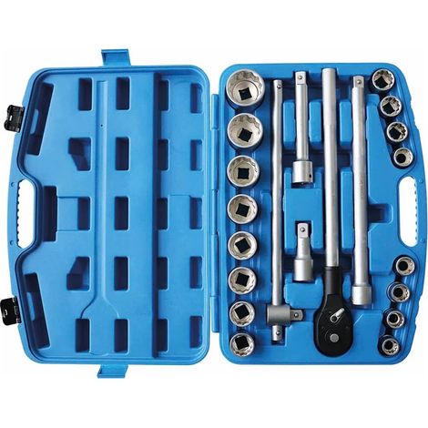 Coffret de douilles 3/4" 12 pans STILKER