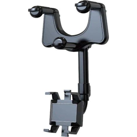 Supporto per cellulare da specchietto retrovisore per auto, adatto a smartphone da 3 a 7 pollici. (1/4)