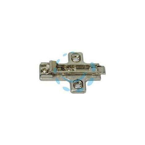 BASETTE PER CERNIERE INCASSO CON CLIP BAR3R - mm.0h.