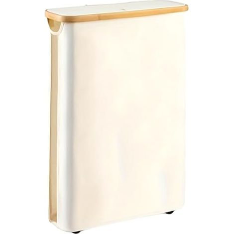 Boîte de rangement pliable en bambou pour rouleaux papier (1/5)