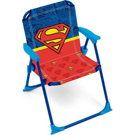 Chaise Pliante - Superman avec accoudoirs (1/2)