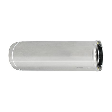 Tubo acciaio inox 316L doppia parete - 1 metro - Diametro interno 150 - Diametro esterno 200