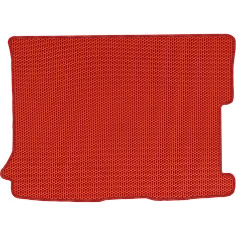 Citroen Berlingo I Kombivan von 2002–2005 EVA-Kofferraummatte, HONEYCOMB – ROT (1/5)