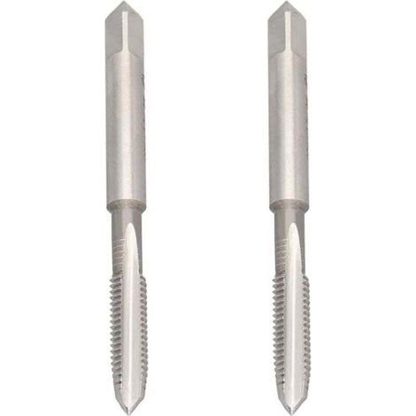 Lot de 2 tarauds de machine à filetage gauche M6X1.00MM en acier rapide H2 pour réparation et entretien de routine (1/5)