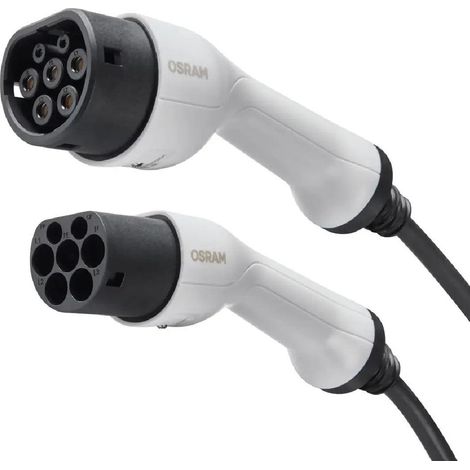 CABLE DE CHARGE VEHICULE ELECTRIQUE 7 BROCHES 16A, TYPE2 TYPE 2 3,3kW 5M 3 PHASE