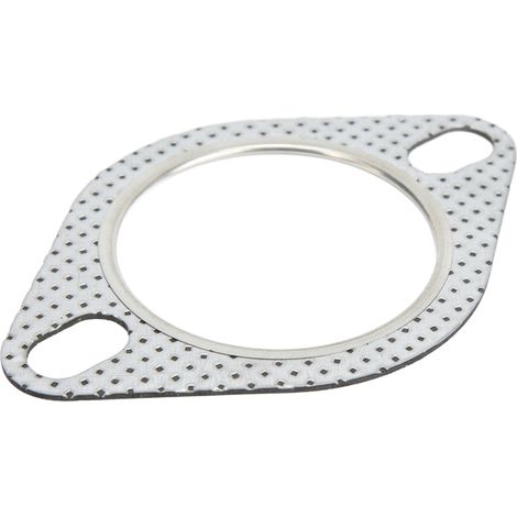 Joint de collecteur acier perforé 2 trous universel remplacement pour bride 63mm turbo véhicule (1/5)