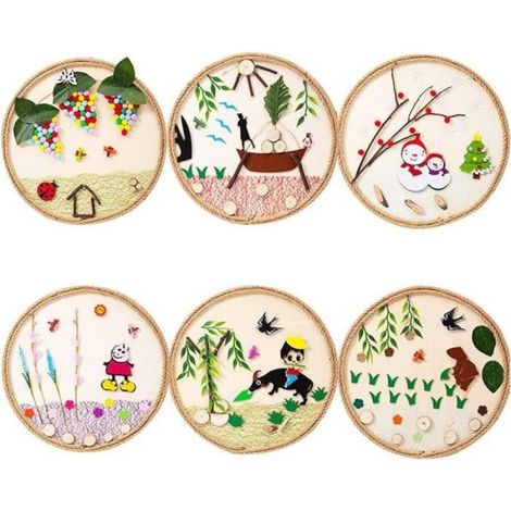 Disques en Bois, 20 Pièces Disques en Bois Ronds, pour Peinture, Bricolage,Décoration, Sous Verres, Artisanat, Diamètre 10 cm (1/4)