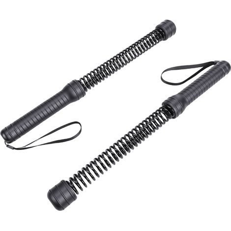 paire de cordes d'exercice sans corde, silencieuses et portables, avec poignées antidérapantes pour équipement de fitness à domicile (noir). (1/5)