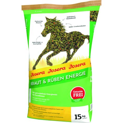 Josera Pferdefutter Kraut & Rüben Energie 15 kg