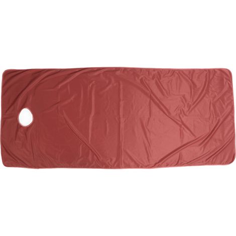 Couverture de massage perforée Cameo Brown pour salon de beauté et spa, chaude, épaisse et courte en peluche.-AquaForge (1/5)