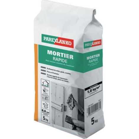 PAREXLANKO Mortero de Fraguado Rápido - 5kg - 02820