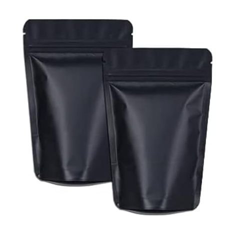 Mylar Airtight Bag Anti-Odour Pouch 100 Pieces Black 3.5 x 5.1 inches