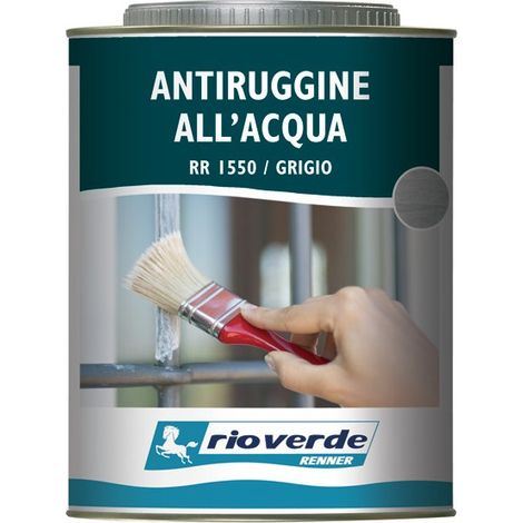 Renner rr1550 750ml antiruggine grigio base acqua per ferro (1/2)