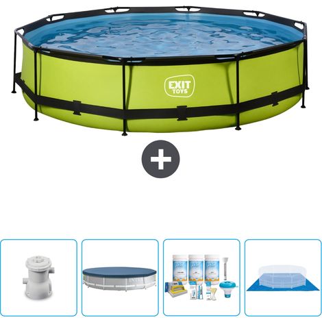 Exit Pool Rund - 360x76 cm - 5-teilig SCB15 (1/4)