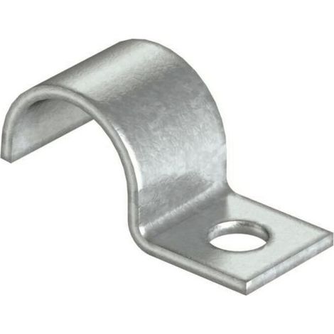 OBO Bettermann Befestigungsschelle einlappig 10mm Stahl galvanisch verzinkt, 100 Stück, 1009079 (1/2)