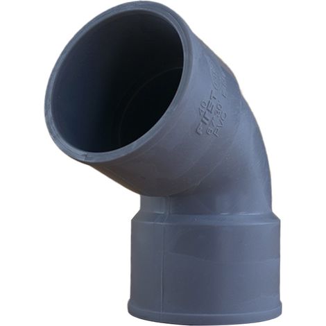 Coude PVC 67°30 Femelle/Femelle Ø40 - First Plast (1/5)