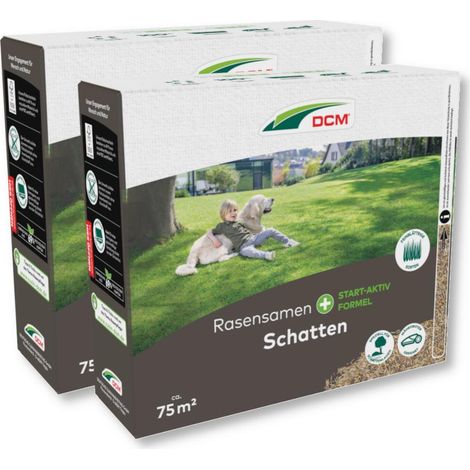 DCM Rasensamen Schatten 3 kg Grassamen Rasensaat Schattenrasen Rasenmischung