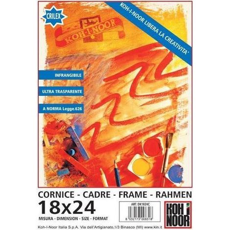 KOH-I-NOOR Cornice a vista 18x24 cm in Crilex DK1824C leggera ed elegante (1/2)