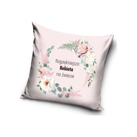 FUNDA DE ALMOHADA 40x40 Día de San Valentín LA MÁS HERMOSA W07H