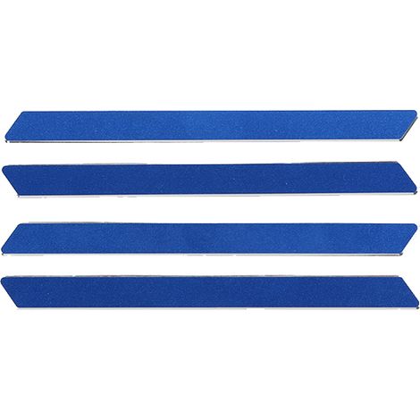 (Bleu aluminium) Autocollant décoratif d'angle de montant A compatible avec Suzuki Jimny JB74 2019 2020 2021 2022 2023 - Accessoires pour cache d'angle de moteur (1/5)