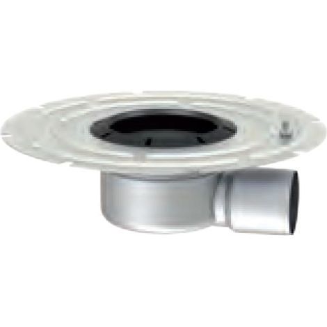 Bodenablauf 142 , DN 70 waagr. Klebeflansch m. GV,Spacer,FHD, 1.4301