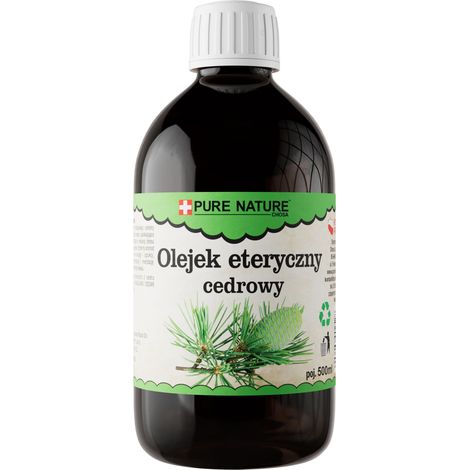 Huile essentielle de cèdre - 500 ml - 100% naturel - Arôme apaisant et purifiant