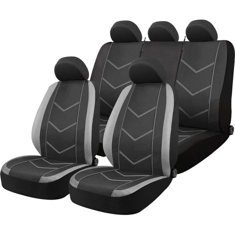Fundas universales para asientos de coche, delanteras y traseras, juego SC19 amio-04619 (1/5)