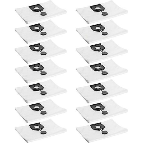 Packung mit 14 großen Staubbeuteln (2.889–154,0 l). Ersatzzubehör für den Kärcher NT30/130 L Staubsauger. (1/5)