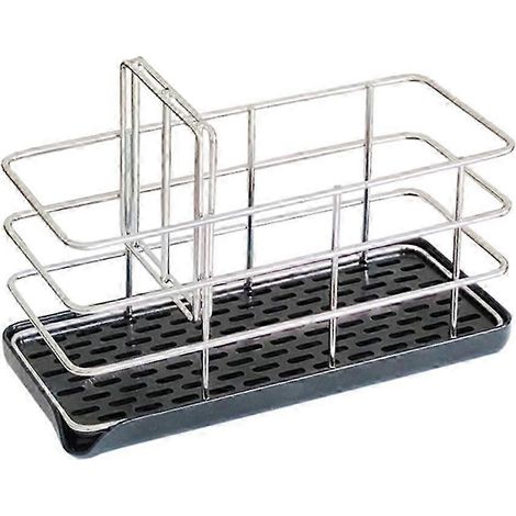 Unterstützen Sie De Brosse De Plat De Distributeur De Savon De Support De Noir-Black (1/5)