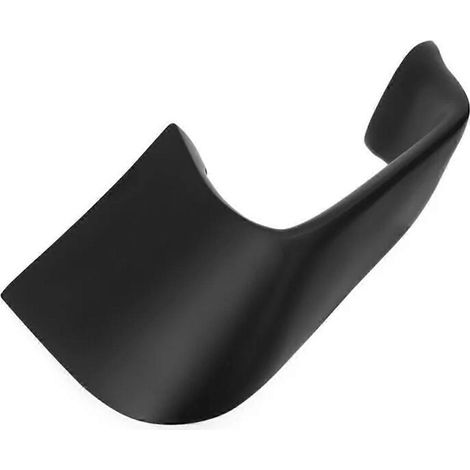 Aileron arrière fixe noir mat pour moto, petit aileron pour -- (1/5)