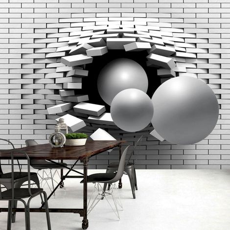 Papier peint adhésif Une autre brique dans le mur - 147 x 105 cm