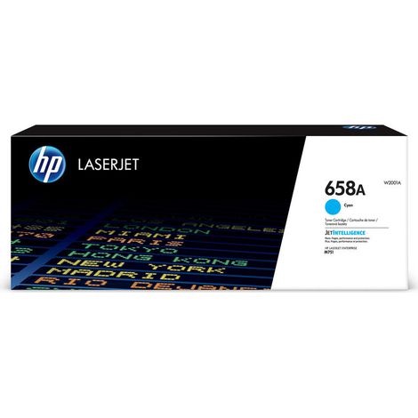 Tóner HP LaserJet 658A Cyan 0192545710954 S5609894 HP