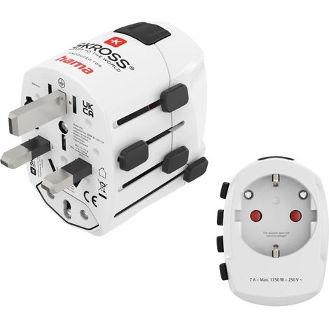 Hama World Travel Pro Reiseadapter - Universal Typ