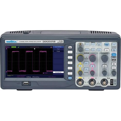 Metrix DOX2025B Osciloscopio digital 2 canales 7 pulgadas