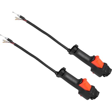 Cable del acelerador y soporte (2 piezas) compatibles con desbrozadoras Stihl FS75, FS80 y FS85. (1/5)