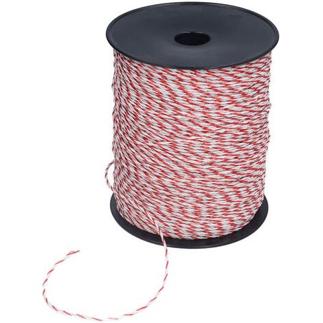 Rubberskin Fil de clôture électrique 500 m, pour Système de Clôture électronique du Bétail, Fil de Clôture électrique (1/5)